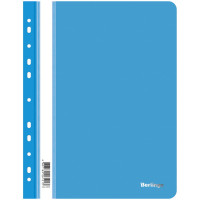 Папка-скоросшиватель Berlingo, А4 формат, 180 мкм, синяя, с перфорацией