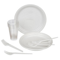 Набор пластиковой посуды Комус 