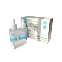 Набор для ухода за кожей лица Skincare, сыворотки 2 шт по 30 мл + 10 масок-таблеток, в коробке