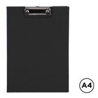 Папка-планшет Deli, А4, с верхним прижимом, черная
