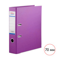 Папка-регистратор Office-Expert.kz, А4, ширина корешка 70 мм, фиолетовая