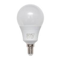 Лампа светодиодная SVC G45-7W-E14-4200K, 7 Вт, 4200К, нейтральный белый свет, E14, форма шар