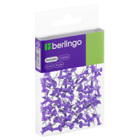 Кнопки силовые Berlingo, пластиковые, фиолетовые, 50 шт./уп