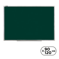 Доска магнитно-меловая Brauberg, размер 90*120 см, зеленая