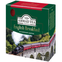 Чай Ahmad English Breakfast, черный, 100 пакетиков