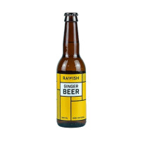 Напиток газированный Rawish "Имбирное пиво", 0,33 л, стеклянная  бутылка