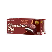 Бисквит Lotte Chocolate Pie «Cacao», 6 штук в коробке