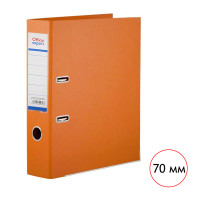 Папка-регистратор Office-Expert.kz, А4, ширина корешка 70 мм, оранжевая