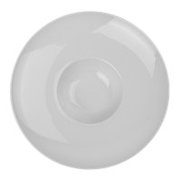 Тарелка Yiwumart для пасты, фарфор, диаметр 23,4 см, белая, 67 мл