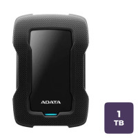 Жесткий диск 1 TB, Adata HD330, 2.5", USB 3.2, HDD, черный