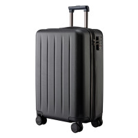 Чемодан NINETYGO Danube Luggage, 24”, 65 л, поликарбонат Covestro, замок TSA, черный