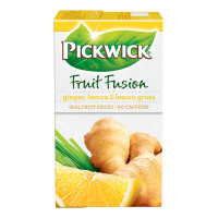 Чай Pickwick Fruit Fusion, травяной чай, имбирь и лемонграсс, 20 пакетиков