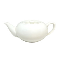 Чайник Yiwumart Великолепный Фарфор, 505 мл, глубина-6 см, горлышко-7,5 см, фарфор, белый