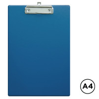 Планшет А4 формата OfficeSpace, с верхним прижимом, ПВХ, синий
