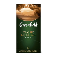 Чай Greenfield Classic Breakfast, черный, 25 пакетиков