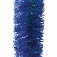 Мишура елочная, 2 м, 10 см, 1 шт, синяя