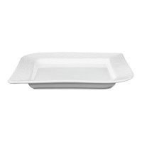 Тарелка Yiwumart для холодных закусок, прямоугольная, 30,2*22,5*3 см, белая