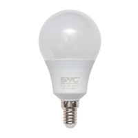 Лампа светодиодная SVC G45-7W-E14-3000K, 7 Вт, 3000К, теплый белый свет, E14, форма шар
