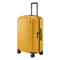 Чемодан NINETYGO Elbe Luggage, 24”, 65 л, поликарбонат Makrolon, замок TSA, желтый