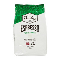 Кофе в зернах Paulig Espresso Originale, темная обжарка, 1000 гр