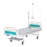 Кровать медицинская KZMED 102M, размер 2140*970*960 мм, белая