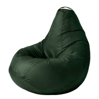 Кресло-мешок Темно-зеленый, XXL-Комфорт 150*100 см, оксфорд, съемный чехол