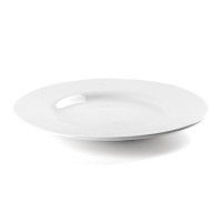 Блюдце Yiwumart, круглое, фарфор, диаметр 14,5 см, белый