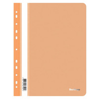 Папка-скоросшиватель Berlingo, А4 формат, 180 мкм, оранжевая, с перфорацией