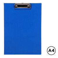 Папка-планшет Deli, А4, с верхним прижимом, синяя