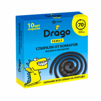 Спираль от комаров эффект, Drago, 10 шт